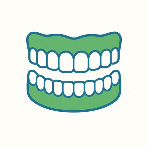 入れ歯のイラスト